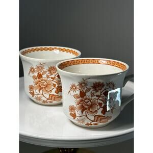 Old Pekin-Tea Cup -Royal Staffordshire-J. G. Meakin-Brown-6oz-England